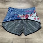 INKnBURN Kraze Performance Lined Running Shorts Blue Denim Pink Size Medium Photo 1