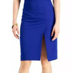 New! Aidan Mattox royal blue‎ strapless ruffle top, US size 14 Blue Photo 0