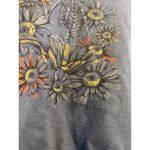 American Eagle Skeleton Floral Graphic Sweatshirt Blue XL Photo 4