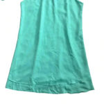 Tyche Teal Mock VNeck Sleeveless Mini Dress Size Small Photo 2