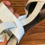 Charles and Keith Women's Babg Blue Strappy Wedge Sandals Photo 2