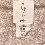 Joie  Cardigan Tan Beige White Open Front Sweater Photo 2