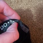 DO+BE  black with laced bell sleeves velvet dress S Photo 2