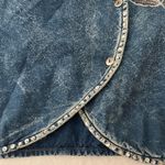 Vintage 90s Pret Acid Wash Denim Button Up Shirt Blue Size L Photo 5