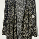 Apt. 9  Animal Print Open Cardigan Photo 0