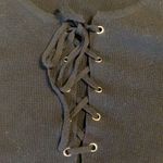 Forever 21 Lace Up Sweater  Photo 1