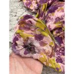 LDT Long Sleeve Floral Maxi Dress Purple Womens Size 0 Photo 7