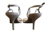 Diane Von Furstenberg  DVF Frankie Sandals Nude Metal Ankle Strap Size 9 Women's Photo 6