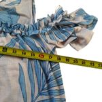 LC Lauren Conrad  Blue/Lilac Tropical Cold Shoulder Top Women's Size Small 60-32 Photo 4