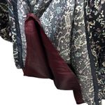 VTG Casual Corner Women Whimsigoth Maxi Skirt 8 Black Floral Paisley Cottage Photo 4