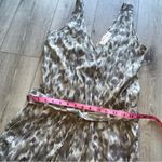 Cloth & Stone | Gray Leopard Print Jumpsuit Small pantsuit Photo 8