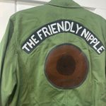 Friendly Nipple Patch Coat Breastfeeding Nursing Lactation Mom LL Bean Jacket XL Green Photo 4