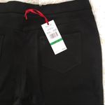 Ruby Rd . Women's Wild Mix 2019 black straight leg pull on pants size Large Photo 6