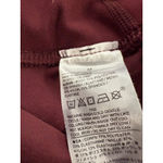 Banana Republic  Burgundy Bike Shorts‎ Women's Medium Athletic Activewear Pockets Photo 4