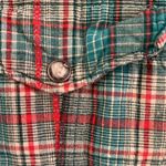 Woolrich Cotton Woven Plaid Button-Up Shirt Petite Small Snap Buttons Western Photo 2