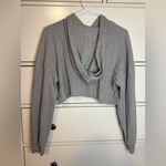 SP Athletic Women’s Crop Hoodie Top Gray Size M Photo 1