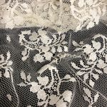 Scott McClintock Vintage lace ivory wedding dress organza silk crochet detail, S Photo 14