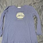 The Limited  Blue Long Sleeve Tee Y2K Photo 0