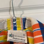 Vintage Kmart blue light special plaid blazer 10 Orange Photo 1