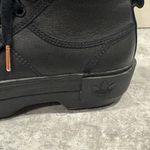 Diesel adidas Nizza Trek Sneakers Women's Size 7 Black Rose Gold Platform Leather Photo 5