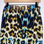 Worthington Boho Fairy Elevated Y2K Flowy Leopard Print‎ and Blue Ombré Maxi Skirt Photo 4