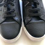 Superga Black Leather Sneaker F 7.5/ M 6 Size 38 Photo 6