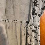 Bohme  Floral Print Cross Tie Midi Dress - Small Photo 3