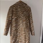 Ann Taylor Wool Blend Golden Zebra Trench Coat Photo 3