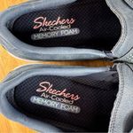 Skechers Madison Ave Curtsied Rhinestone Bow Slip On Sneaker Blue 7 Photo 8