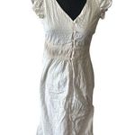 Rachel Zoe White Ruffled Tiered Midi Sundress Photo 0