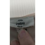 Entro Beige Tiered Ruffle Short Sleeve Dress By  Size M V-Neckline With Button De Photo 2