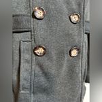 Ci Sono Vintage 2000s Gray Women’s Peacoat Button Up Fitted Coat Jacket Size S Photo 4