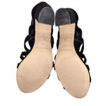 Marc Fisher Womens Lusa Caged City Sandals Black Ankle Strap Size 6M EUC Photo 6