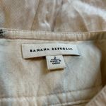 Banana Republic  Womens Skirt Pockets Beige Knee Length A Line Shiny Skirt Size 2 Photo 4