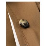 New Marni beige brown wool belted trench coat Size 0 Photo 4