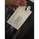 ANINE BING  Lia Leather Zip Black Shorts Size US 6 NEW NWT Photo 3