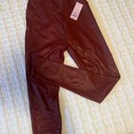 Target Maroon Pleather Leggings Photo 0