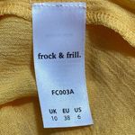 Modcloth NWT Frock & Frill. Sunshine of Your Love Yellow Floral Midi Dress Sz 6 Photo 6