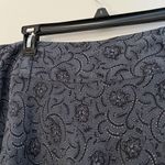 Sundance  A Line Boho Skirt 14 Blue Floral Midi Length Romantic Dance Silk Photo 3