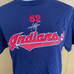 Lee Sport women XL Cleveland Indians Crewneck short sve baseball T-shirt 2001 Photo 1