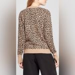 A New Day Tan & Black Leopard Animal Print Sweater Size Extra Extra Large Photo 14