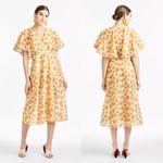 Sachin + Babi NWT Luciana Dress in Mustard Polka Dot Ikat Photo 3