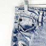 KANCAN Stone Washed Intentionally Ripped Distressed High Rise Mom Jeans Size 27 Blue Photo 11