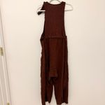 Free People Jumpsuit Size Medium Oversized Brown Rum Raisin Jumper Henriette Photo 6