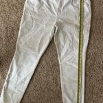 Old Navy  Women Jeans 16 White Cotton Blend High Rise Super Skinny Slim Fit Denim Photo 2