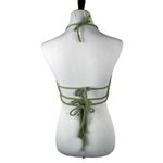 Handmade Knit Crop Top Green Size Medium Photo 1