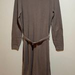 CAbi Size M Genteel Long Duster Cardigan Sweater Brown Button Front Belted Photo 10