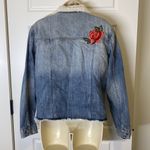Rails  Ramsey fur denim embroidered jacket medium Photo 5