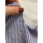 Nicole Miller Blue Pinstripe Embroidered Monkeys Shift Mini Dress Size 10 Photo 5