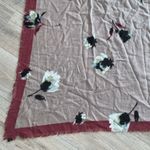 Maurice's  Large Square Floral Wrap Scarf Photo 1